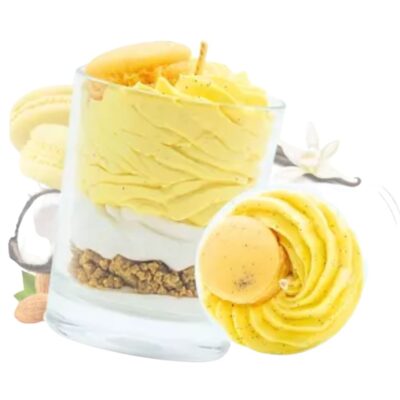 CANDELA GOURMET MACARON ALLA VANIGLIA